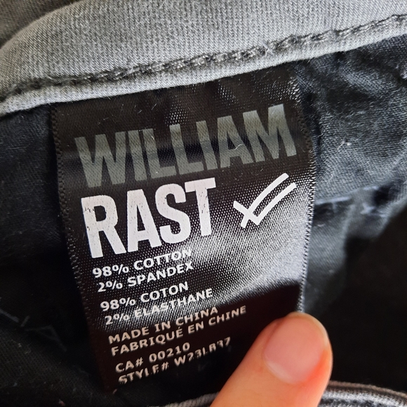 William Rast | Skinny Jeans | Faux Leather Details - Picture 4 of 7